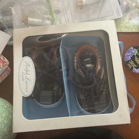 Polo Ralph Lauren baby boy shoes size 2 - Picture 6 of 6